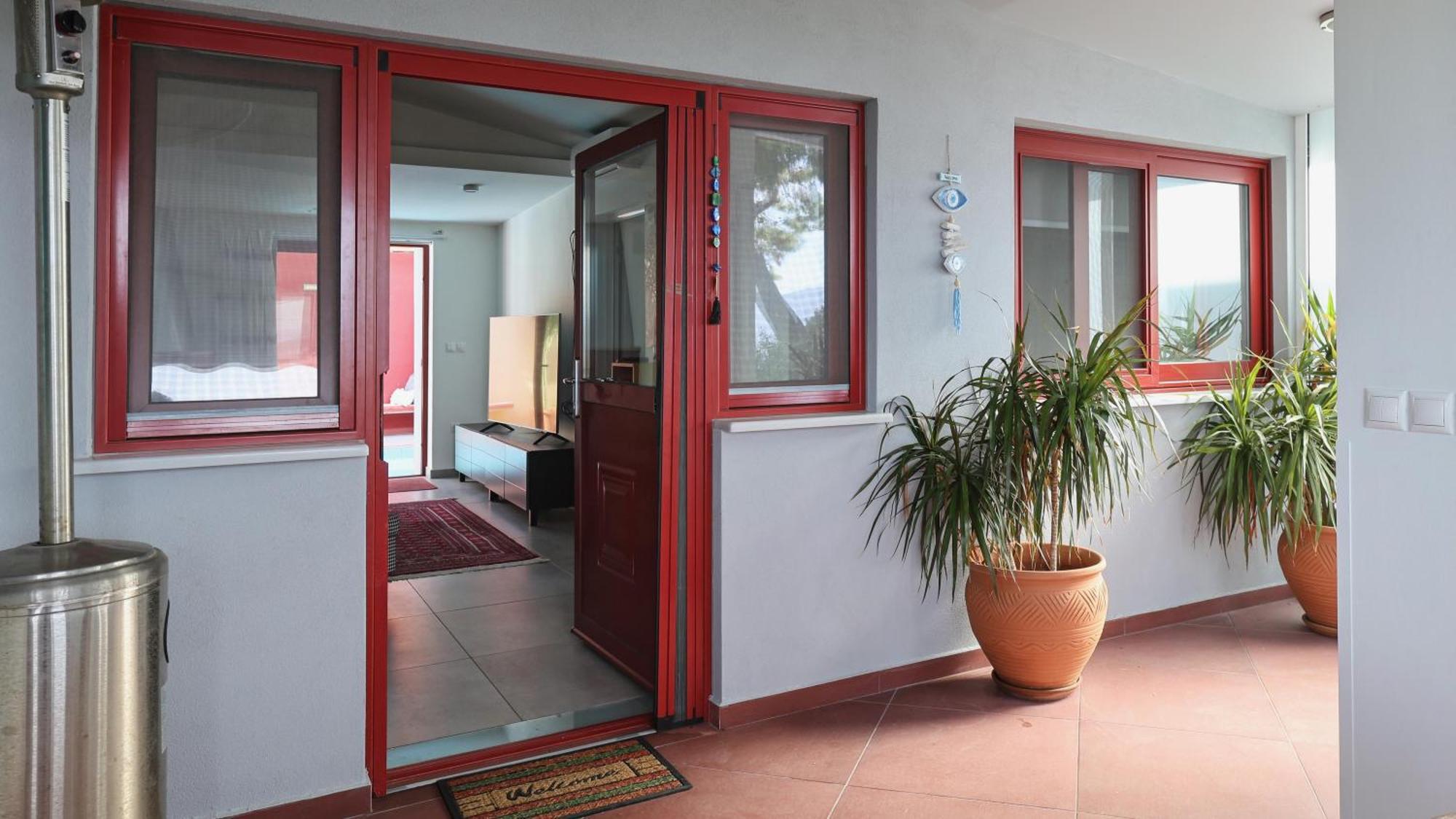 The Bordeaux Door Villa Aegina Exteriör bild